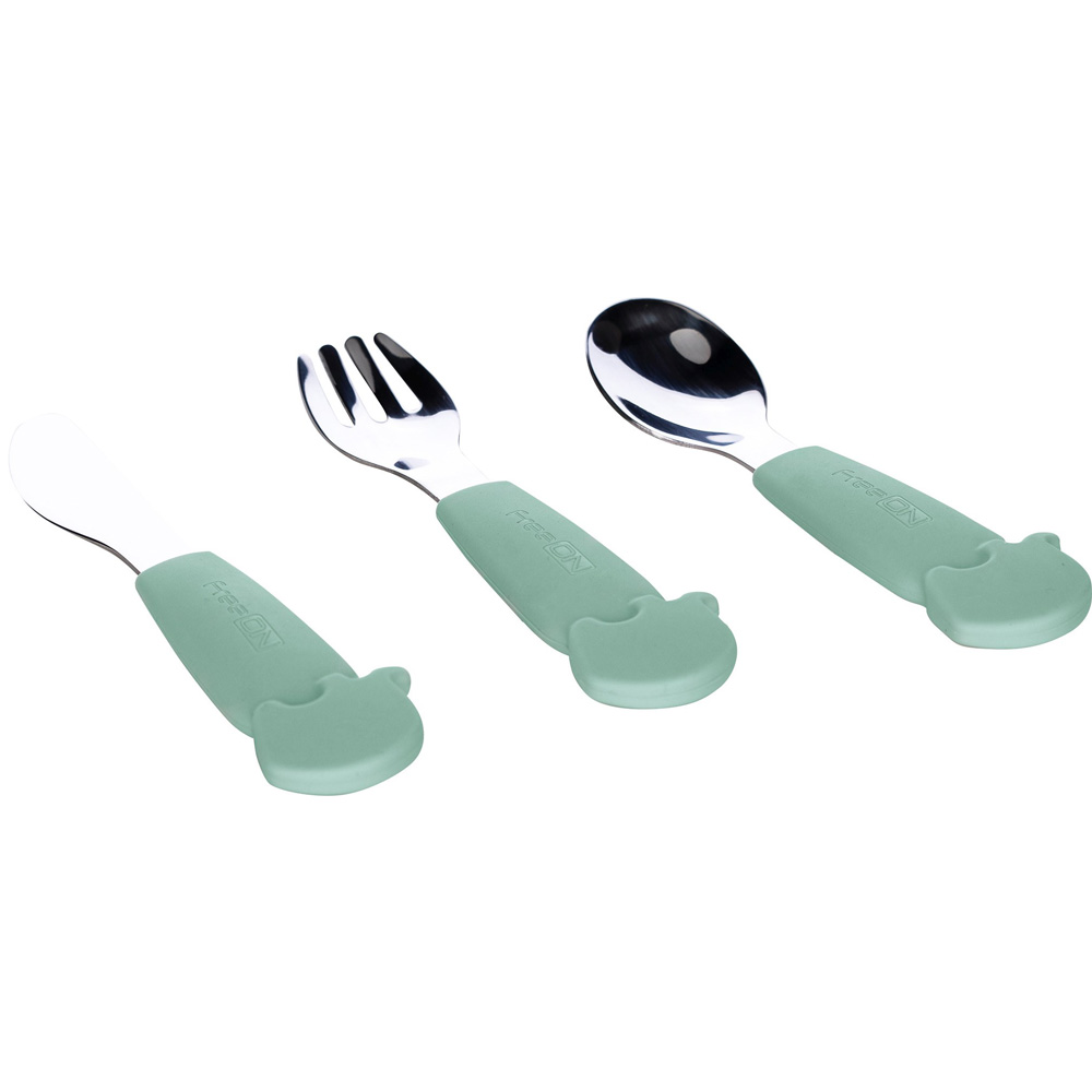 Cuillère+ fourchette et couteau en Acier inoxydable FreeOn