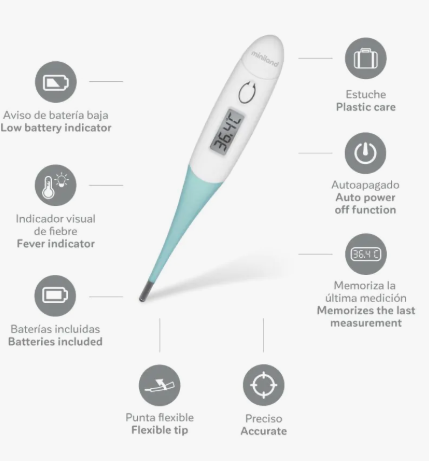 Thermomètre corporel thermoflexi miniland