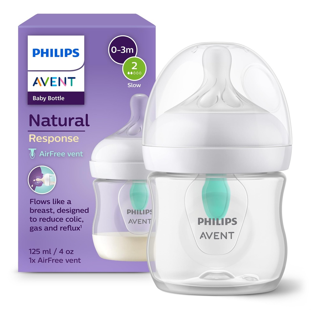 Biberon naturel Air free vent 125 ml Avent
