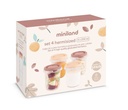 Set de 4 Boites de conservation repas 250ml VALENCIA