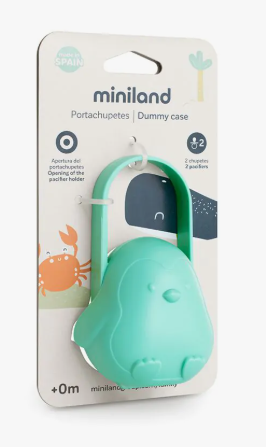 [89587] Porte-sucette couleur océan Miniland