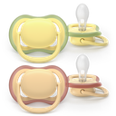 2 Sucette ultra air 0-6 mois colors of nature Avent